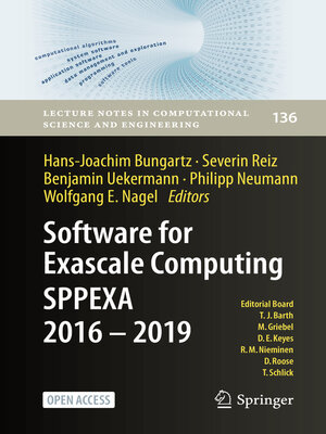 cover image of Software for Exascale Computing--SPPEXA 2016-2019